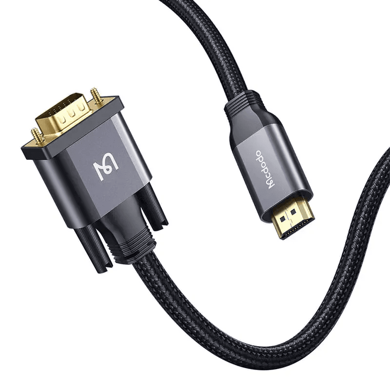 McDodo - HDMI to VGA Convertor Cable, 2m, Schwarz – 3