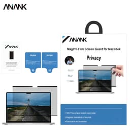 ANANK 2.5D Privacy (Korean LG Privacy Glue) screen protector for Apple MacBook Air 15.3″ M2/M3/M4 – Bild 3