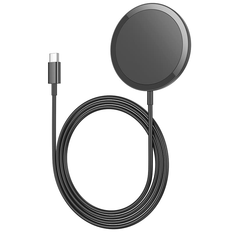 Hoco - CW52 Serie Originale 15W caricatore rapido magnetico wireless / Magsafe nero