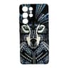 Samsung Galaxy S21 Plus - Luxo Actec Backcase Blue Fox avec design de loup tribal, bleu/noir