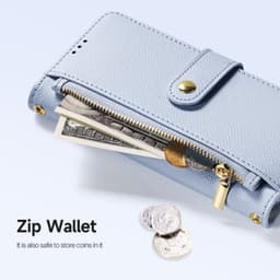 iPhone 17 Pro - Dux Ducis Lawa Premium Tasche Hellblau – Bild 4