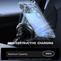 Joyroom JR-ZS387 - Magnetic car charger with fan, black – Bild 7