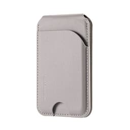 iPhone 12/13/14/15/16 Series . Dux Ducis Magnetic Leather Wallet Stand with MagSafe, Grau – Bild 4