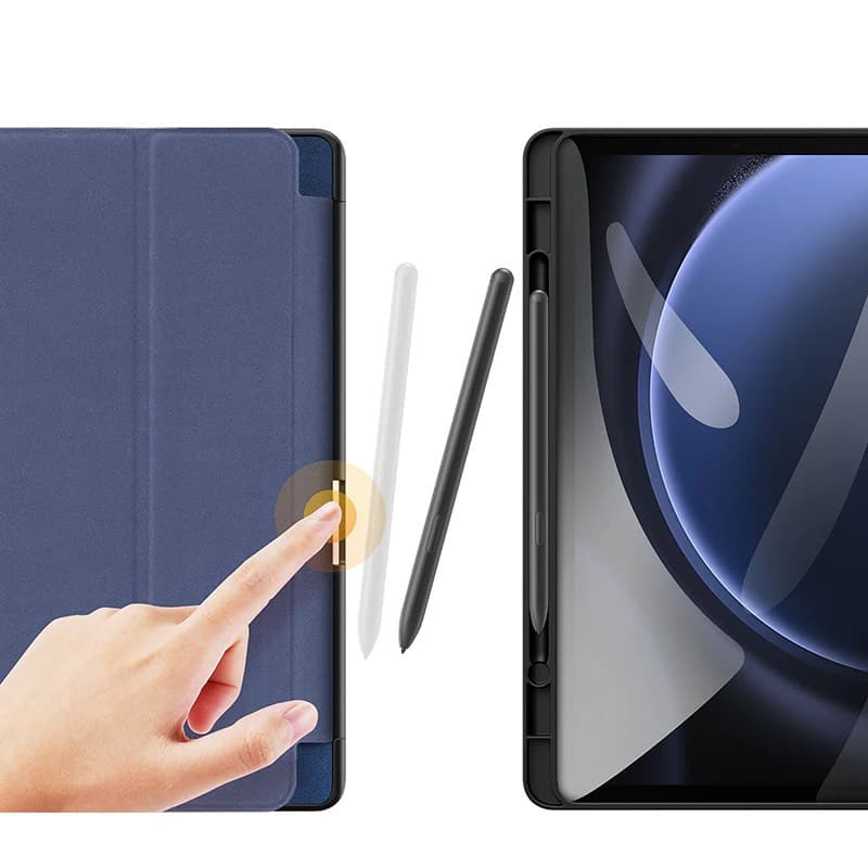 Samsung Tab A9 8.7″ - Dux Ducis Domo series flip case blue – 3
