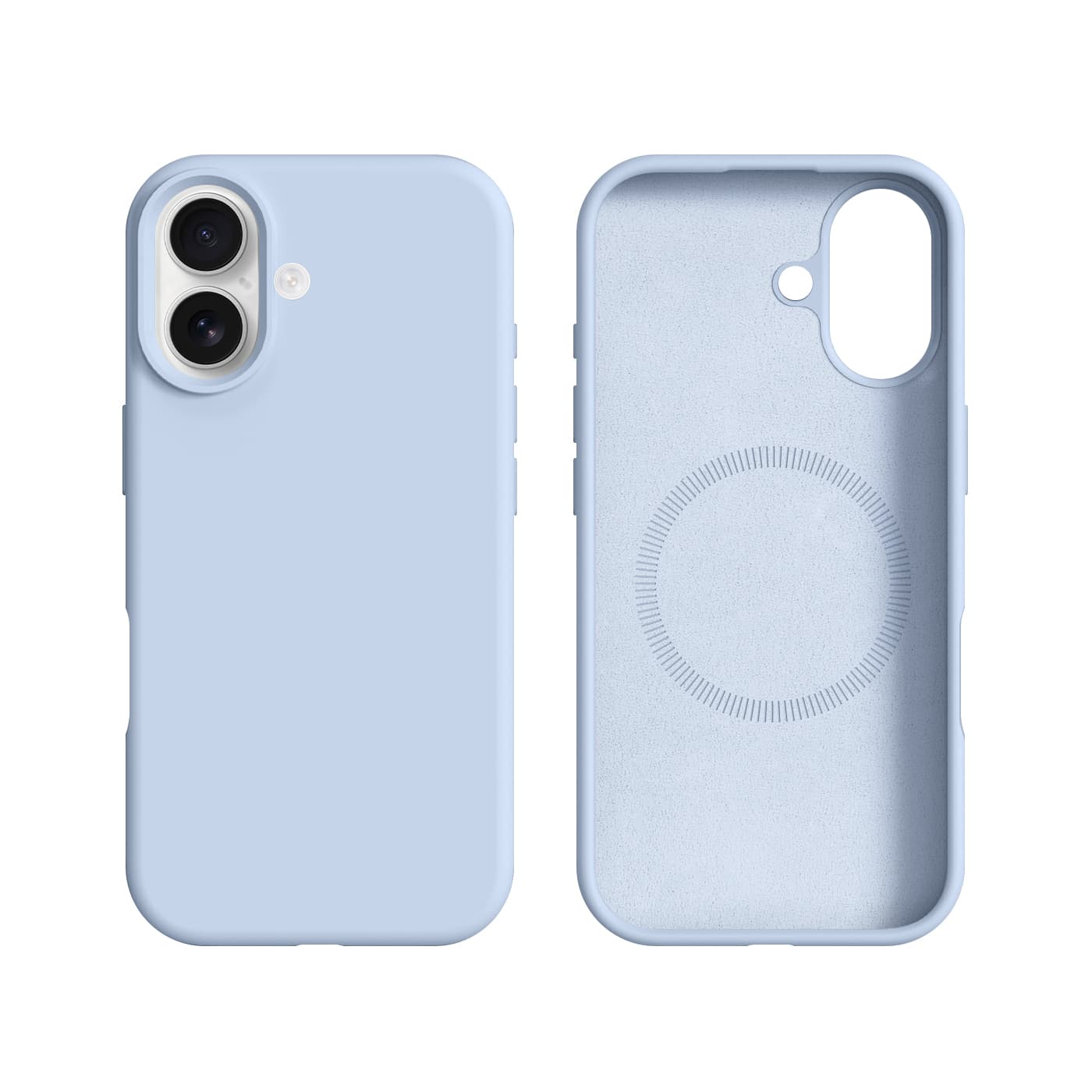RPD - iPhone 17 Burom Silicone Case mit MagSafe, Blau