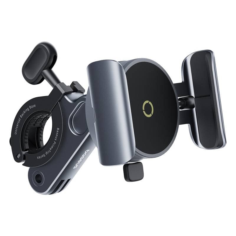 Baseus - Serie PrimeTrip - Portacellulare magnetico per bicicletta, nero (C40569000121-00) – 4