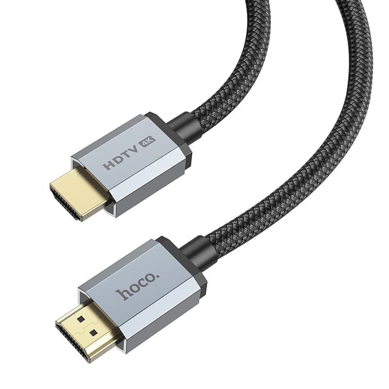 Hoco US03 HDTV 2.0 Male to Male 4K HDMI Kabel, 2 Meter, schwarz – 2