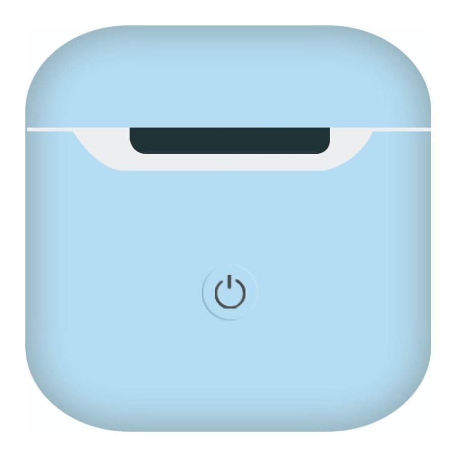 Airpods 3 - Custodia in silicone blu cielo
