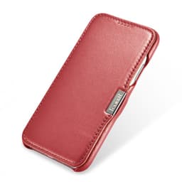 iPhone X/XS - Custodia Flip Serie Lusso iCarer Rosso RIX02 – Bild 7