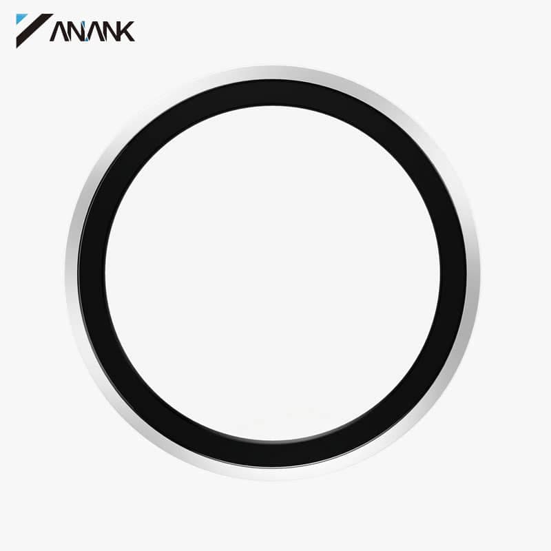ANANK iPhone 17 Pro / 17 Pro Max - rear camera armored glass - Safir material with GIA certificate, silver