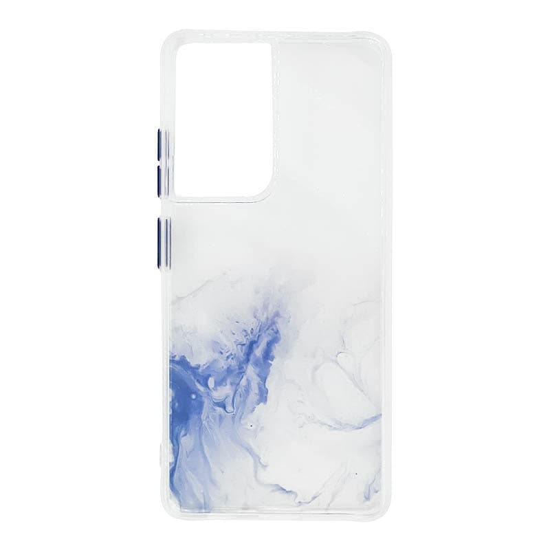 Samsung S21 Ultra Blue cloud transparent case