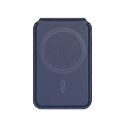 iPhone 12/13/14/15/16 Series . Dux Ducis Magnetic Leather Wallet Stand with MagSafe, blau – Bild 3