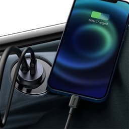 Baseus - Share Together PPS - Chargeur rapide multi-ports pour voiture, 120W 2U+2C, gris (CCBT-A0G) – Bild 9