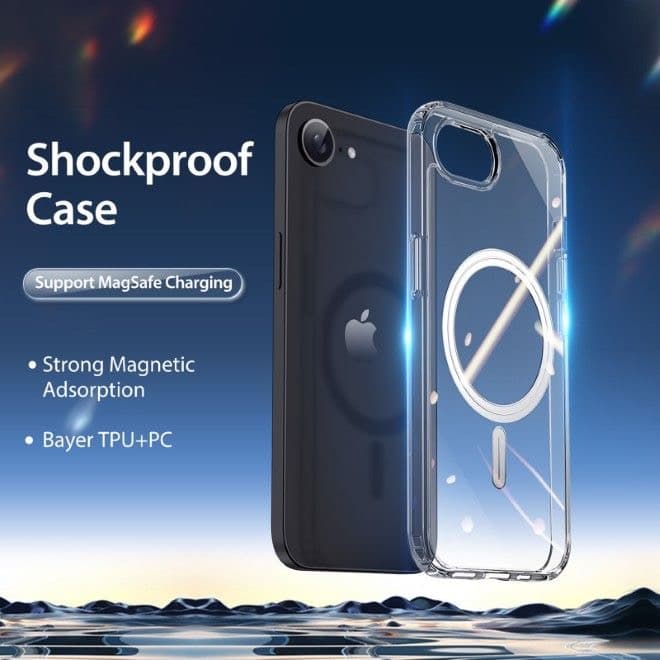 iPhone 16e/17e - Dux Ducis Clin Series mit Magsafe in Transparent – 4