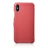 iPhone X/XS - Custodia Flip Serie Lusso iCarer Rosso RIX02