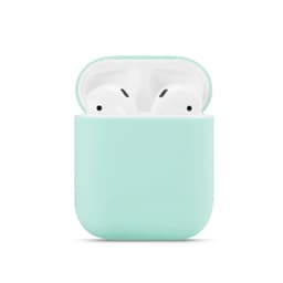 Airpods 1+2° generazione - Custodia da appendere in silicone verde menta – Bild 5