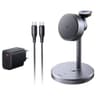 McDodo - Stazione di ricarica wireless magnetica 3in1 15W MagQ Stand, nero