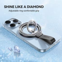Joyroom - Magnetic ring holder for smartphones, black – Bild 8