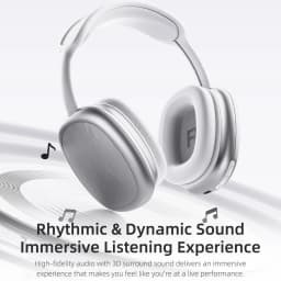 ROCK O5 - HiFi Wireless Headphones, Silver – Bild 5