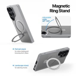Samsung Galaxy S26 Ultra - Dux Ducis Yind Series avec Magsafe et fonction stand, Gris – Bild 9