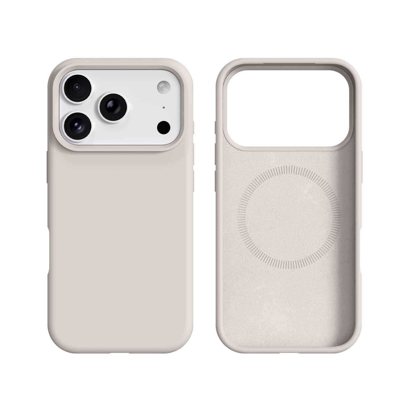 RPD - iPhone 17 Pro Max Burom Silicone Case with MagSafe, White
