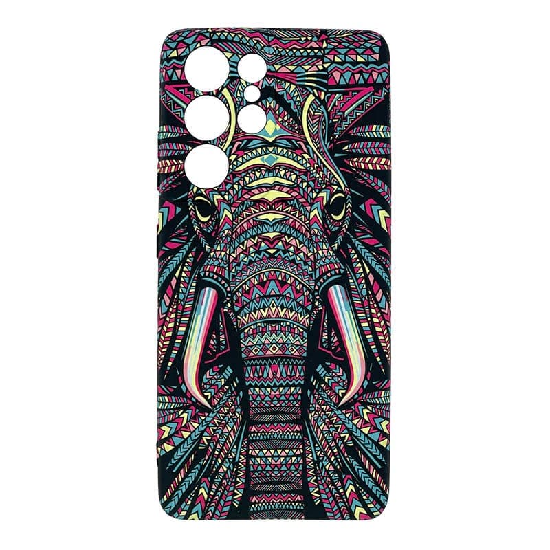 Samsung Galaxy S21 Ultra – Aztec Elephant Case
