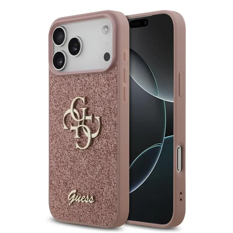 iPhone 17 Pro Max - Guess Metal Logo Case, Pink GUHCP17XHG4SGP