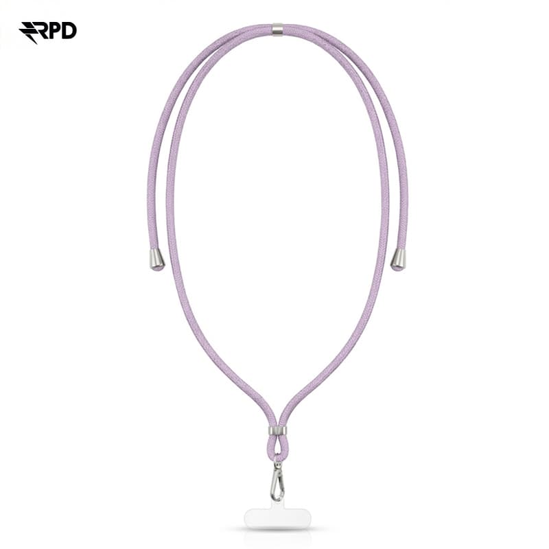 RPD Handykette Universal Nylon Necklace - Robuste Einlegekarte - für alle Smartphones, Lila