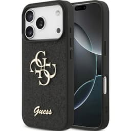 iPhone 17 - Étui métal Guess Logo, noir GUHCP17LHG4SGK – Bild 1