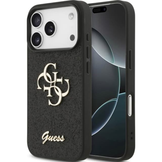 iPhone 17 - Guess Metal Logo Case, Black GUHCP17LHG4SGK