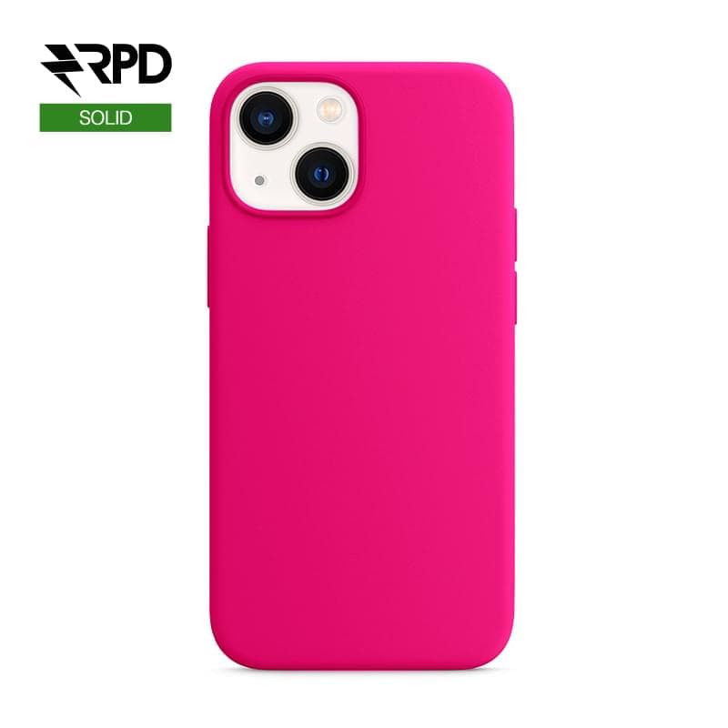 iPhone 13/14 - Silicone Case pink glow, solid