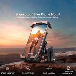 Joyroom - Support de téléphone portable pour vélo, noir (JR-ZS428) – Bild 9