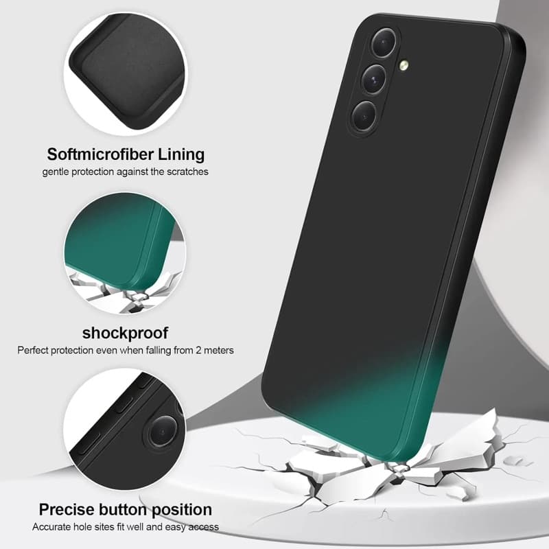 Samsung Galaxy A54 - Custodia protettiva in silicone, nero – 4