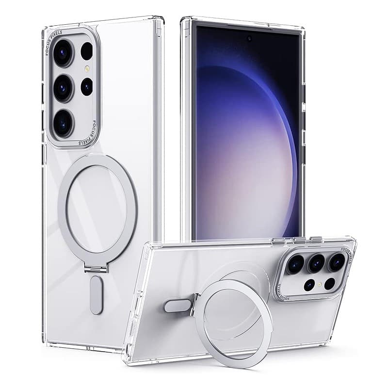 Galaxy S25 Ultra - Magsafe Stand Case silver