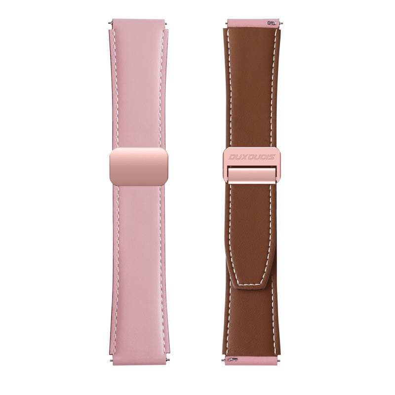 Galaxy Watch - DUX Gadget Series strap made of genuine leather (22mm), YA version, pink – 3