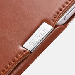 iCarer iPhone 15 Pro - Vintage leather Flipcase schwarz (WMI15230614-BK) – Bild 7