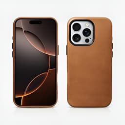 iPhone 16 Pro – Oil Wax Premium Echtleder mit Magsafe, hellbraun – Bild 1