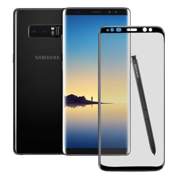 Samsung Galaxy Note 8 - Tempered Glass / Panzerglas - Full Glue schwarz