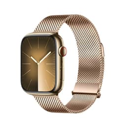 Apple Watch - DUX Milanese Pro Version Strap - 42mm/44mm/45mm/46mm(10.Gen)/49mm, Gold – Bild 1