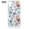 Samsung Galaxy 23 - Housse florale avec lianes bleues et fleurs rouges