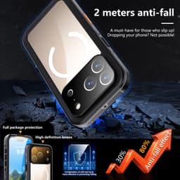 Apple iPhone 17 Pro - Redpepper Dot Series Outdoor Case, IP68, MagSafe, waterproof, black – Bild 6