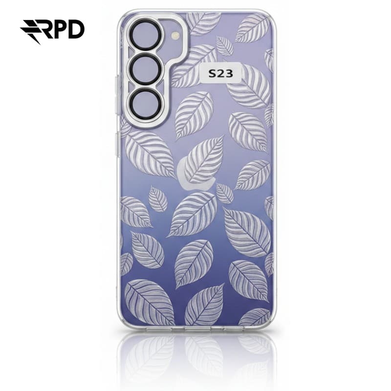 Galaxy S23 - Custodia posteriore olografica Protezione della fotocamera posteriore glitterata