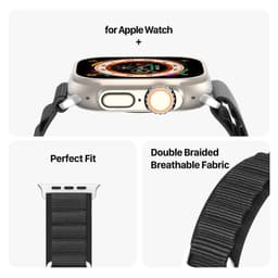 Apple Watch - Cinturino DUX versione GS - 38mm/40mm/41mm/42mm(10.Gen) Nero – Bild 9