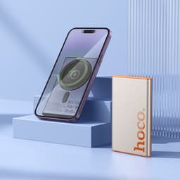 Hoco - Q32 Bird PD20W Banca di alimentazione magnetica senza fili, 5000mAh per smartphone e tablet, grigio scuro – Bild 5