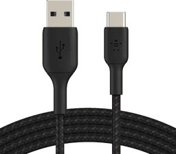 Belkin - BoostCharge Pro, USB-A to USB-C, 15cm, 15W, Schwarz – Bild 1