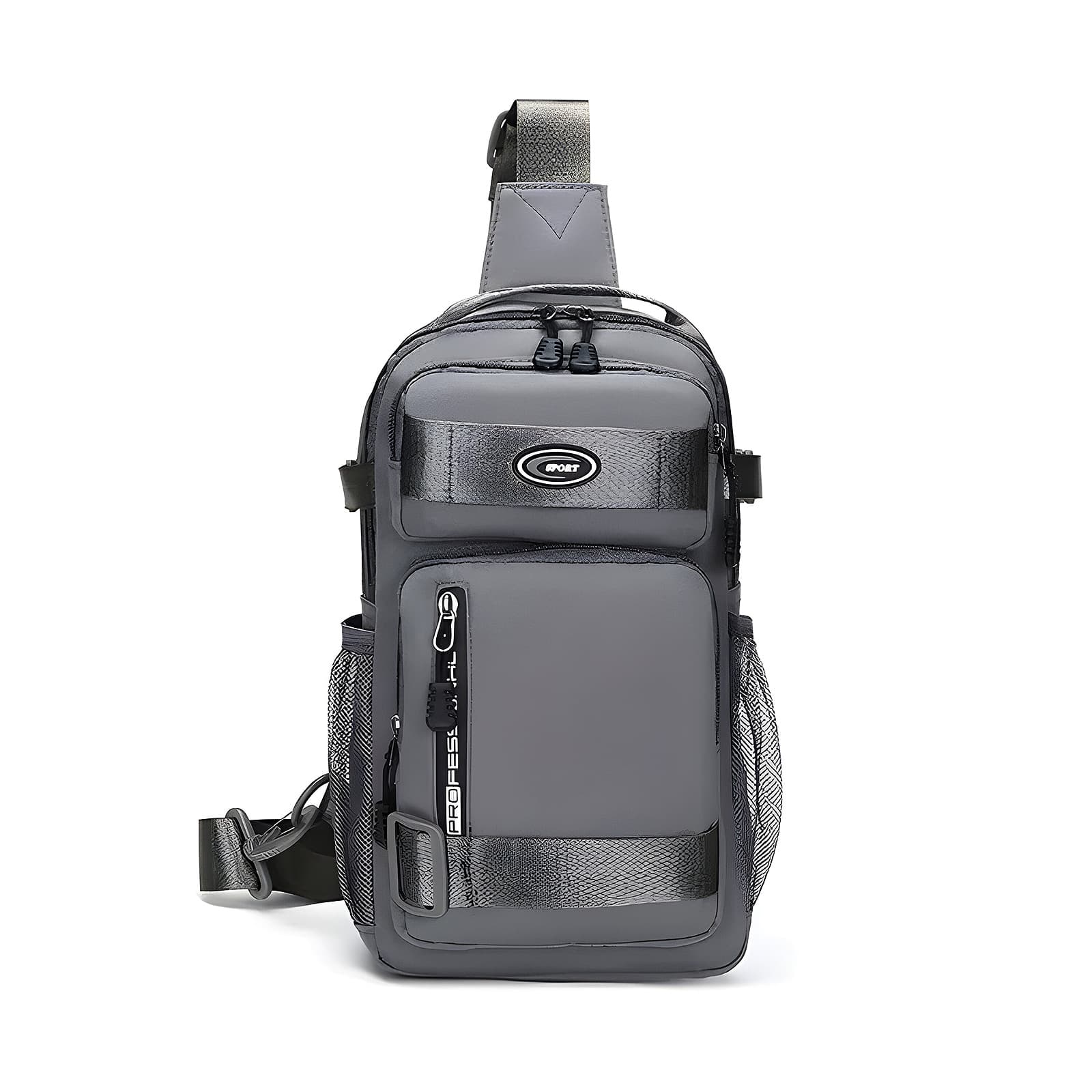 Okade - Sport Bum Bag Dark Grey - Sling Bag Crossbody Shoulder Bag, Dark Grey