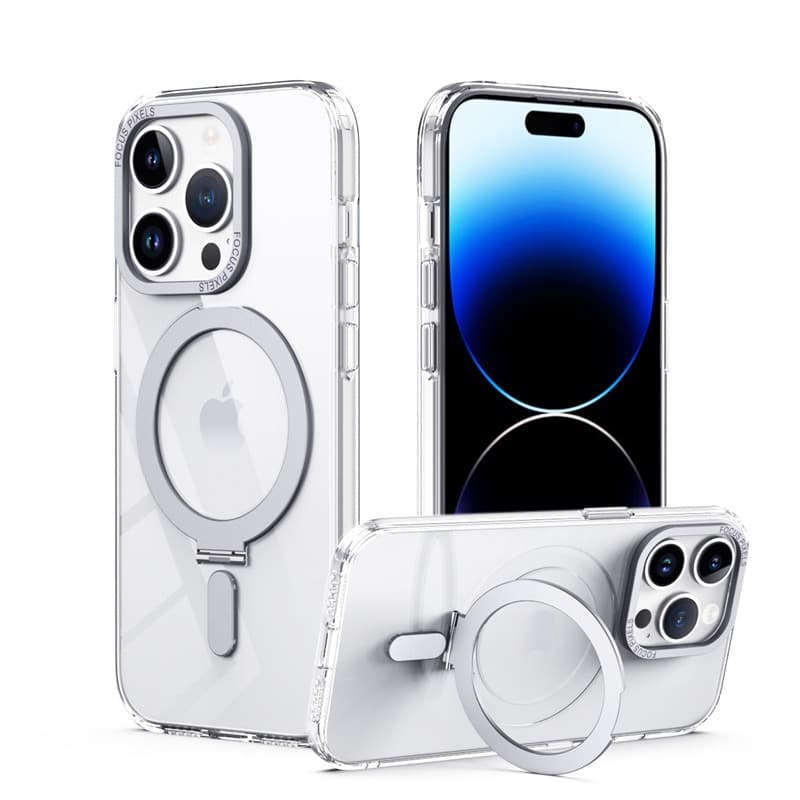 iPhone 12/12 Pro - Magsafe Stand Case silver