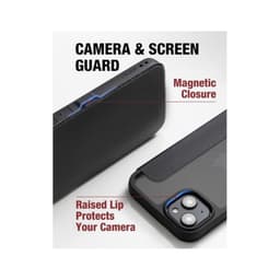 iPhone 14 Plus - Raptic/X-Doria Urban Folio - Custodia Flip per esterni, nero – Bild 6