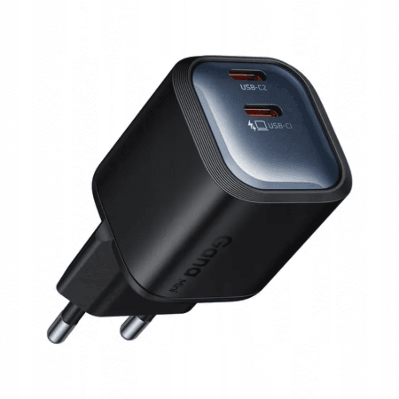McDodo - Gana Mini 45W Charger mit Dual USB-C Port, Schwarz