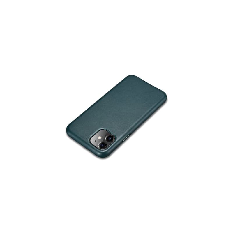 iPhone 11 Pro Max - iCarer Genuine Leather Olive Green Backcase (RIX1120-GN) – 4